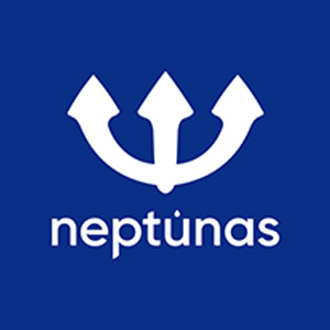 Neptunas_white_on_blue_logo_300x300