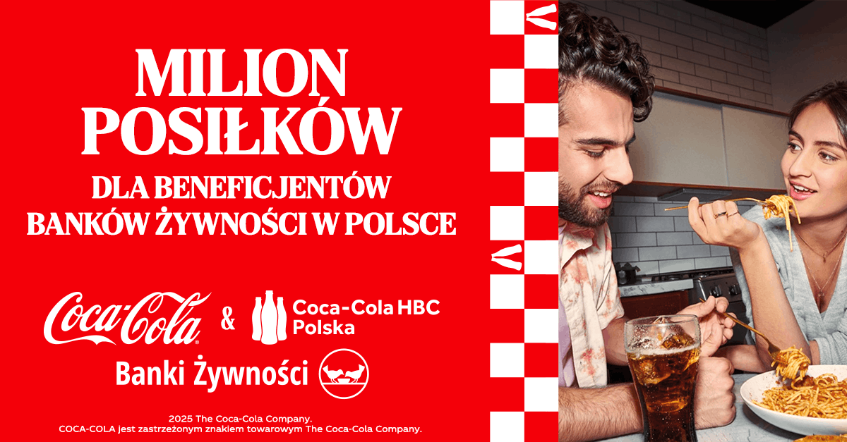 Milion posiłków dla potrzebujących: Coca-Cola podsumowuje świąteczne działania 